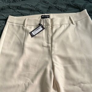 PrettyLittleThing Off-White Trousers